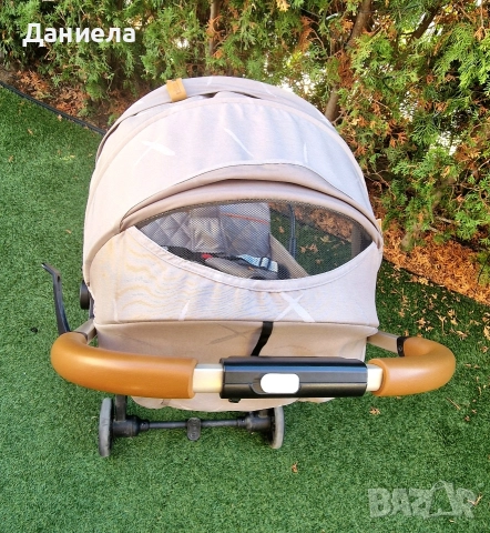 Бебешка лятна количка Chipolino City бежов цвят, снимка 5 - Детски колички - 52870904