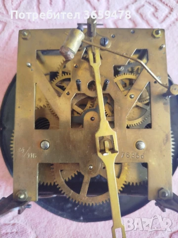 Стар стенен английски часовник, снимка 11 - Стенни часовници - 51396915