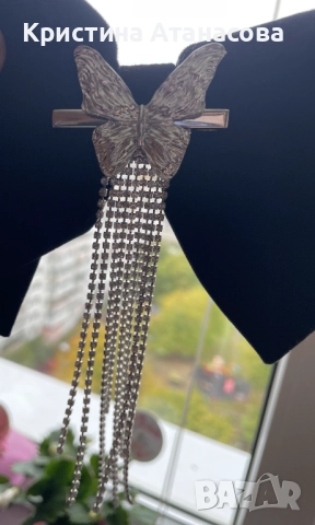 💎✨ Лъскави луксозни красиви модерни 2 шноли + бижу за врата ✨💎, снимка 7 - Други - 52108572