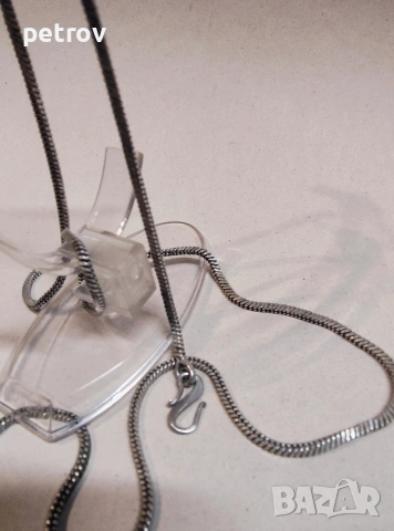 Стар Руски сребърен синджир., снимка 4 - Колиета, медальони, синджири - 53631877