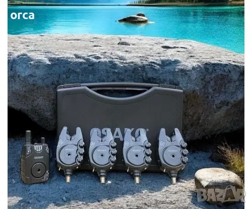 Комплект сигнализатори за шаранджийски риболов - OSAKO RX F229, снимка 5 - Такъми - 49845434