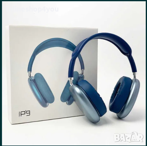 Слушалки, безжични с Bluetooth P9 Max , снимка 7 - Bluetooth слушалки - 44686909