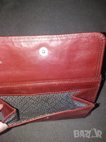 Дамско портмоне от естествена кожа с много прегради и монетник, снимка 4 - Портфейли, портмонета - 44671030