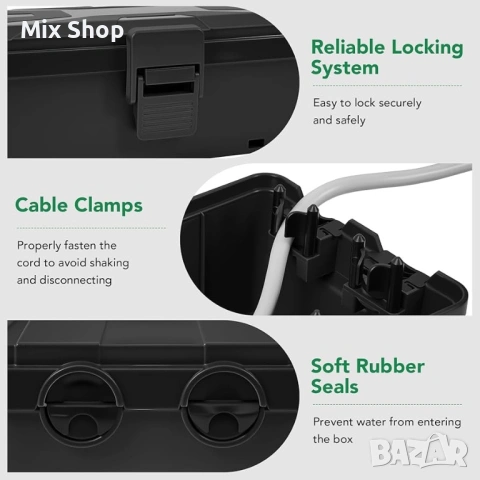 Нова Външна електрическа кутия, Водоустойчив, устойчив на атмосферни влияния, снимка 6 - Други стоки за дома - 53798032