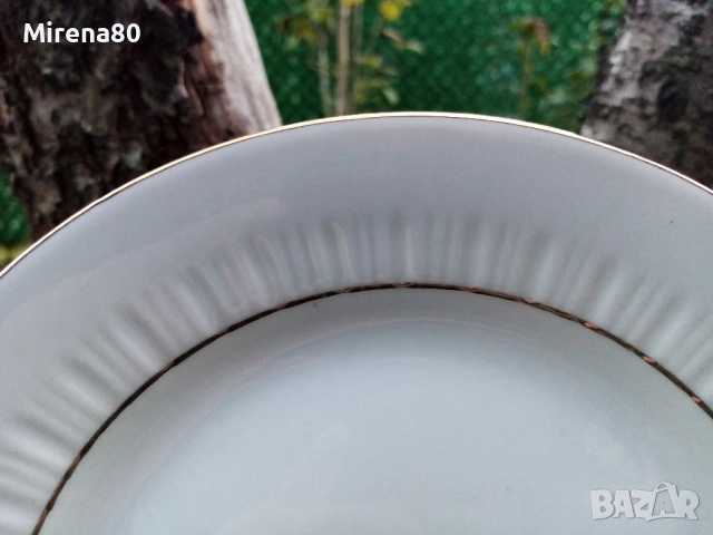 Десертни чинии - Китка - 7 бр., снимка 3 - Чинии - 52505674