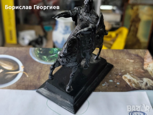 Руска чугунена фигура на Юрий Долгорукий касли 1982 г, снимка 3 - Колекции - 52789710