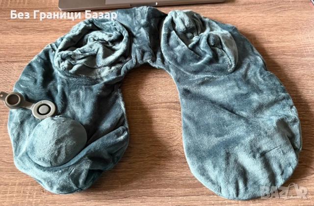 Нова Възглавница за пътуване за врат – мека, с калъф/торбичка