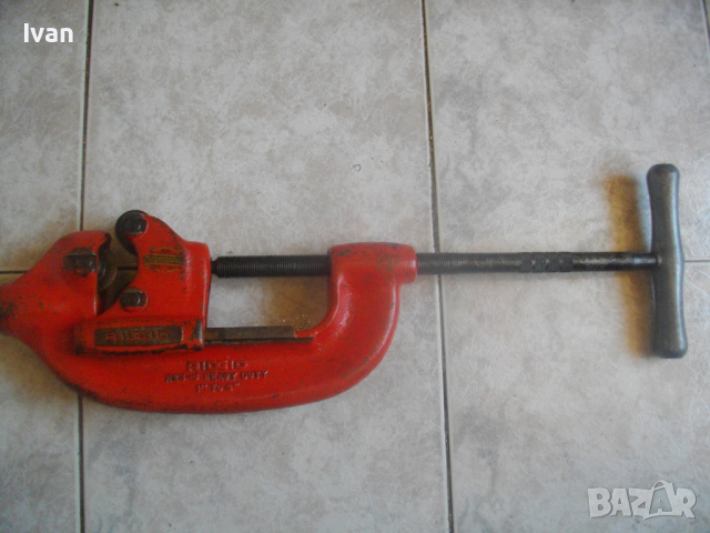 3 Цола Ридгид-Голям Тръборез-RIDGID  3 S-1-3"-Реже Масивни Водопроводни Тръби до 3 Цола-Почти Нов, снимка 2 - Други инструменти - 36237542