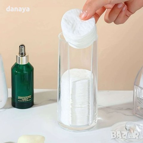 893 Органайзер поставка за тампони за грим кутия за почистващи тампони, снимка 6 - Кутии за съхранение - 32925982