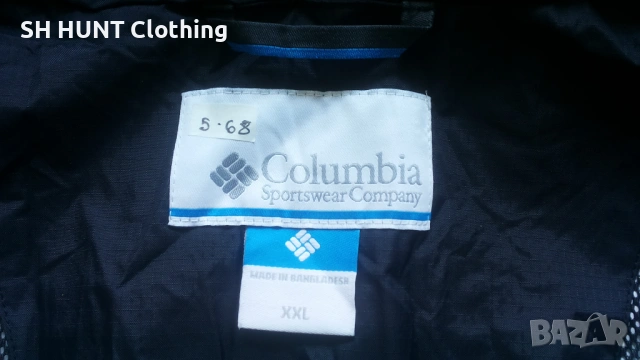 COLUMBIA MANCHESTER UNITED OMNI-TECH Waterproof Jacket Размер 2-3XL яке водонепромокаемо 5-68, снимка 14 - Якета - 53139388