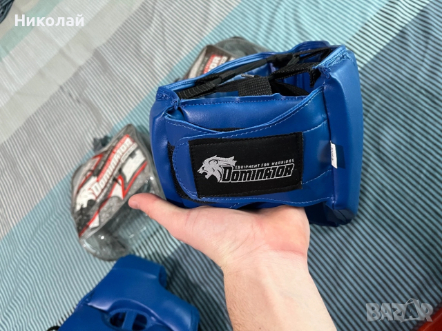 Боксови каски Dominator - L размер, снимка 3 - Спортна екипировка - 53571652