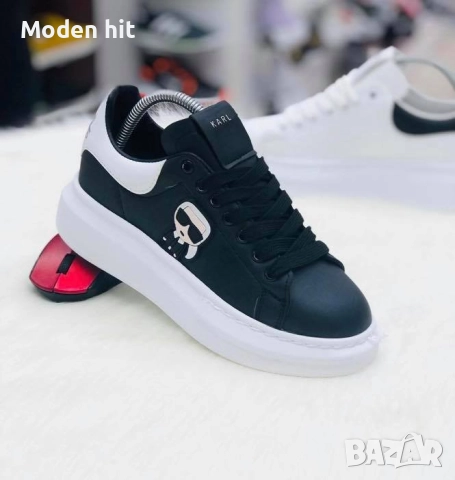 Karl Lagerfeld унисекс сникърси висок клас реплика, снимка 6 - Кецове - 52301851