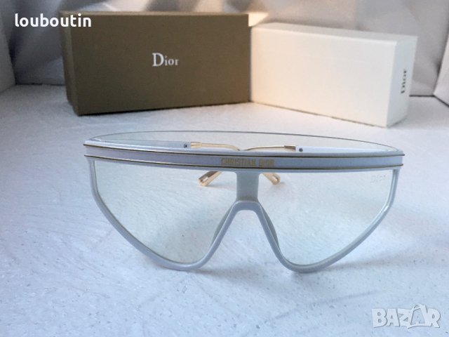 Dior дамски прозрачни слънчеви очила маска 1:1 - 4 цвята, снимка 5 - Слънчеви и диоптрични очила - 41925707
