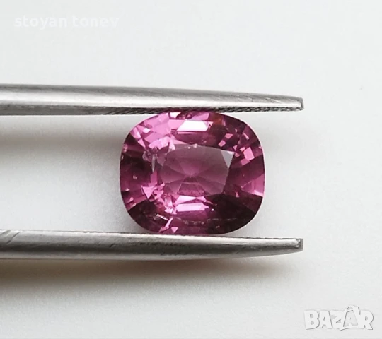 Елегантен шпинел в страхотен розов цвят 1.72кт.! Нов!, снимка 6 - Колиета, медальони, синджири - 47089410