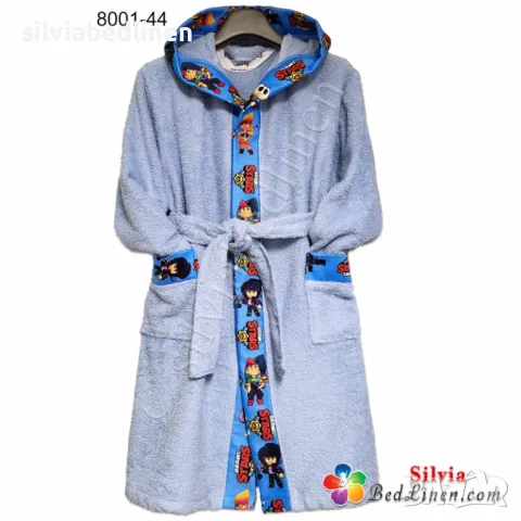 Детски халат за баня с качулка с Маккуин, Елза, Ана,Фортнайт,Соник,Стич, снимка 3 - Хавлии и халати - 39260881