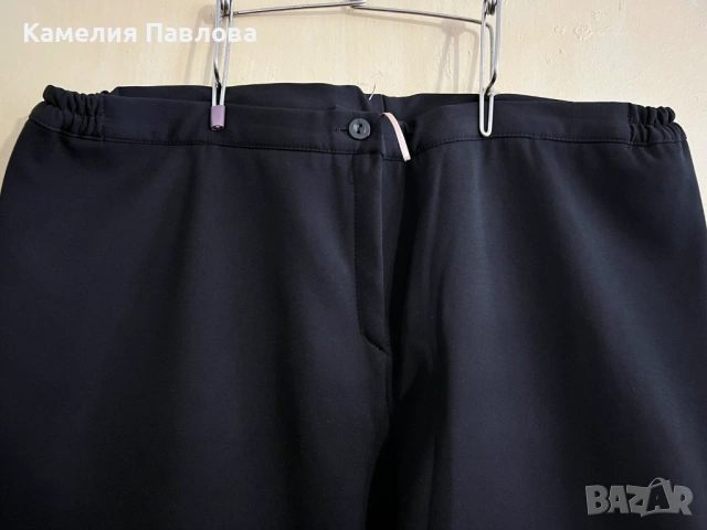 Черен зимен дамски панталон, снимка 2 - Панталони - 53137716