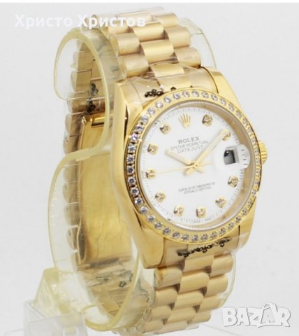 Дамски луксозен часовник Rolex DateJust, снимка 3 - Дамски - 41839324
