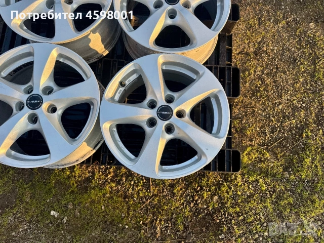 4бр.Алуминиеви джанти 16цола 5x108 Borbet за Ford Kuga,Focus,C-Max,Connect,Volvo, снимка 4 - Гуми и джанти - 53747298