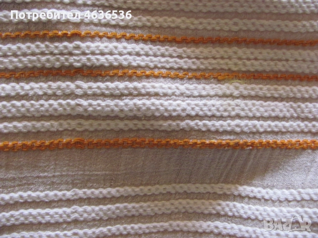 Кърпа, месал, кенар, ръчна изработка , 120х60см., снимка 7 - Антикварни и старинни предмети - 53258525