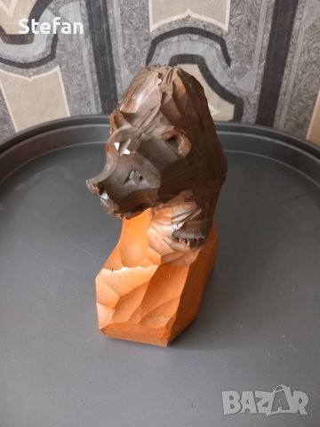 Мечка от дърво, снимка 3 - Антикварни и старинни предмети - 41289756