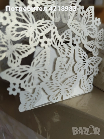 Кутийки за подаръче за гости ПЕПЕРУДИ, снимка 2 - Други - 51933578