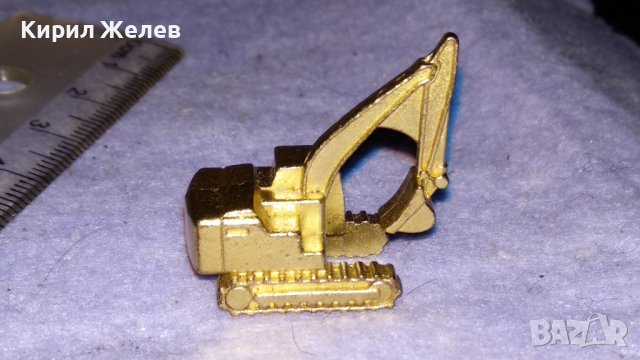 МИНИАТЮРНО МЕСИНГОВО БАГЕРЧЕ за КОЛЕКЦИЯ ИГРАЧКА УКРАСА ДЕКОРАЦИЯ 34581, снимка 4 - Колекции - 39062070