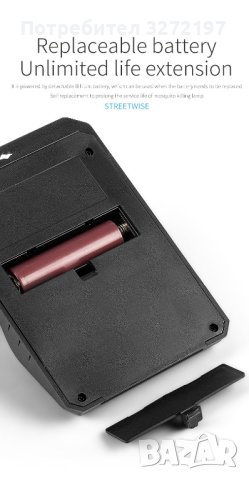  Соларна Лапа 2в1 лампа против комари +лампа за осветление,инфрачервен сензор,водоустойчива , снимка 15 - Соларни лампи - 41767656