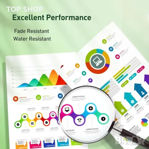 KINGJET LC422XL мастилени касети за Brother LC422XL LC422, 4 касети, снимка 6 - Консумативи за принтери - 49636701