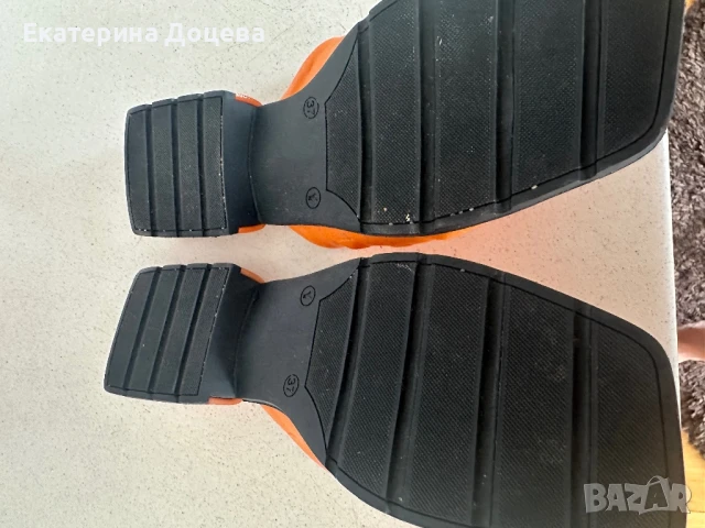 Чехли естествена кожа, снимка 2 - Чехли - 50611469