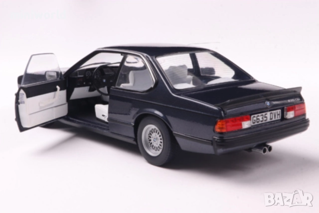 BMW 635 CSI E24 1984 - мащаб 1:18 на Solido моделът е нов в кутия, снимка 6 - Колекции - 52152949