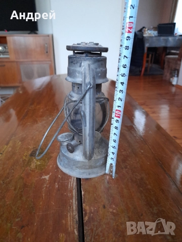 Стар газен фенер Lampart, снимка 4 - Други ценни предмети - 52136464