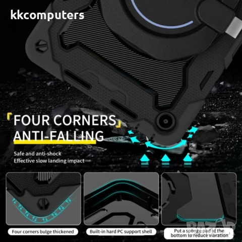 Huawei MatePad SE 10.4 2023 Силиконов Калъф TPU + PC и Протектор, снимка 5 - Калъфи, кейсове - 51040644