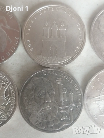 Юбилейни сребърни марки , снимка 3 - Нумизматика и бонистика - 53286148