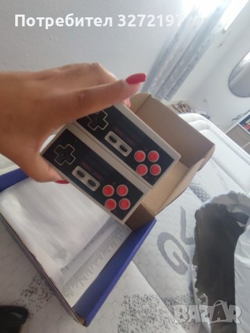 NES620 Video Game Console AV2.4G,игрова конзола 640 игри без повторения+2 безжични джойстка, снимка 18 - Други игри и конзоли - 41081500