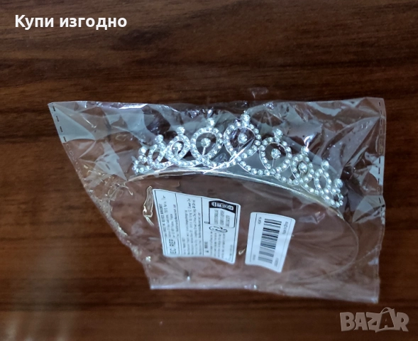 💕💕💕Красива корона, диадема - празник, рожден ден, бал💕💕💕, снимка 3 - Аксесоари за коса - 52342791