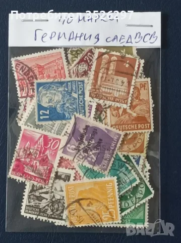 Пощенски марки от Немския райх 1876 - 1941г. и от Германия след Втората световна война, снимка 4 - Филателия - 56231236