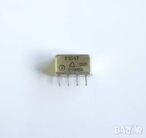 Реле P3C47 24VDC 2 контактни групи 24V СССР, снимка 1 - Друга електроника - 42518486