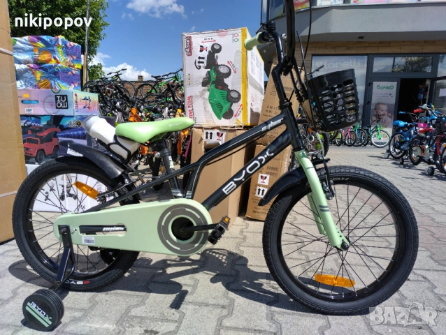 BYOX Велосипед 18" CYBER сив, снимка 12 - Велосипеди - 53772833