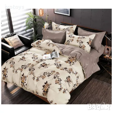 Двулицево спално бельо, 6 части - Модел WS15192, снимка 1