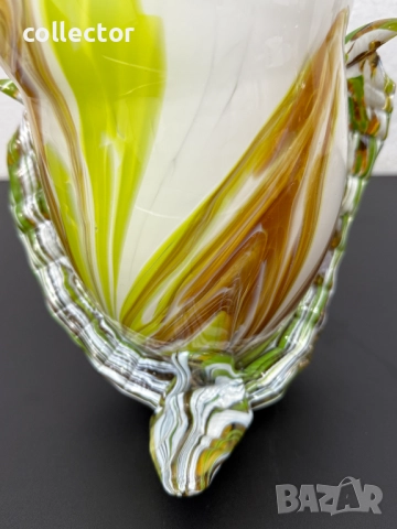 Стъклена сова / бухал Мурано стил. №7527, снимка 6 - Антикварни и старинни предмети - 52144199