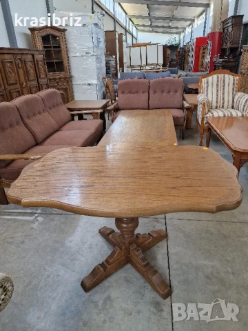 Масивна Маса -внос от Германия , снимка 5 - Маси - 51325457