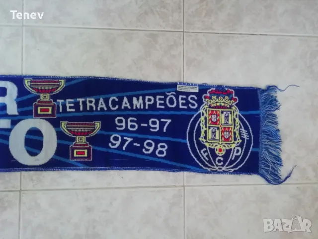 Порто Шампиони 1995 1996 1997 1998 колекционерски ретро футболен шал Super Porto Vintage , снимка 5 - Футбол - 49303057