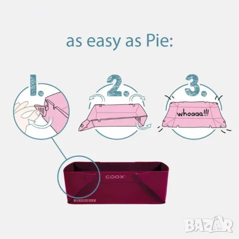 Сгъваема силиконова форма за печене Wunderform Coox, без BPA, снимка 7 - Други стоки за дома - 48905345