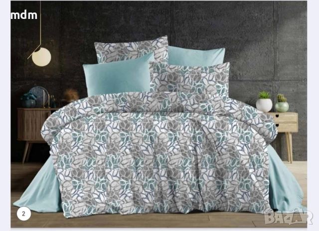 Марка VALDİVİA луксозен двоен ранфорс спален комплект 100% памук- 49 лв, снимка 18 - Спално бельо - 44016503