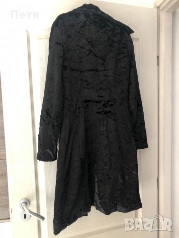 Guess Оригинално Дамско черно палто / тренч, снимка 4 - Палта, манта - 34533532
