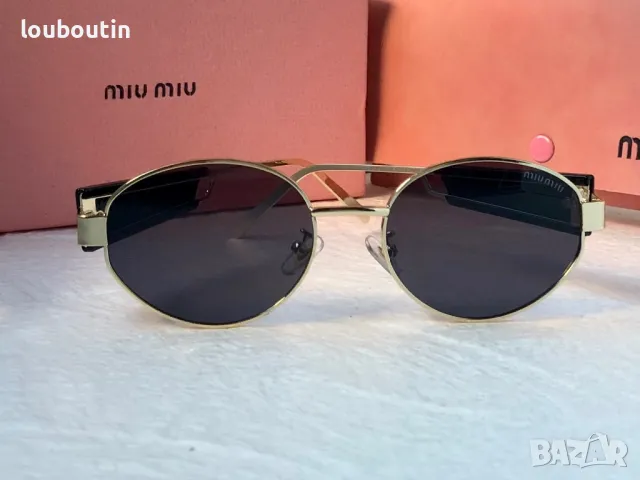 Miu 2024 дамски слънчеви очила елипса кръгли овални 4 цвята, снимка 10 - Слънчеви и диоптрични очила - 47931022