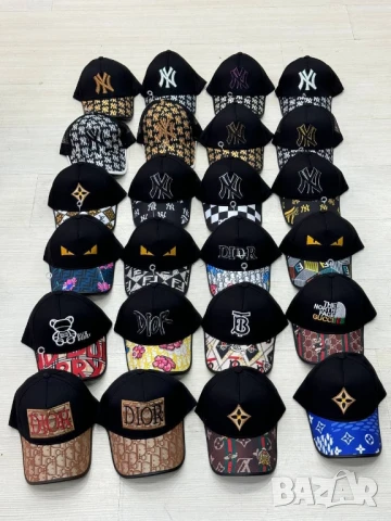 шапки с козирка gucci calvin klein louis vuitton versace dior , снимка 7 - Шапки - 51029740