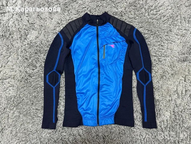 Мъжко спортно яке Diadora Hidden Power Jacket, Размер L, снимка 2 - Якета - 55792374