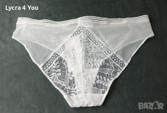 Нови френски тюлени бикини с дантела и красив колан на талията L/XL, снимка 5 - Бельо - 40854279