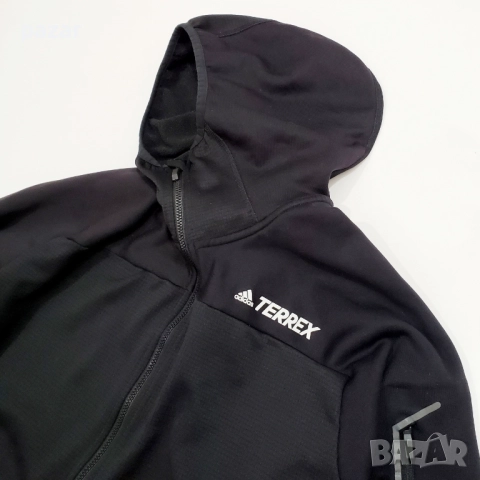 ADIDAS Terrex Stockhorn Fleece Polartec Горнище Яке Софтшел Полар S-M, снимка 2 - Спортни дрехи, екипи - 52080812